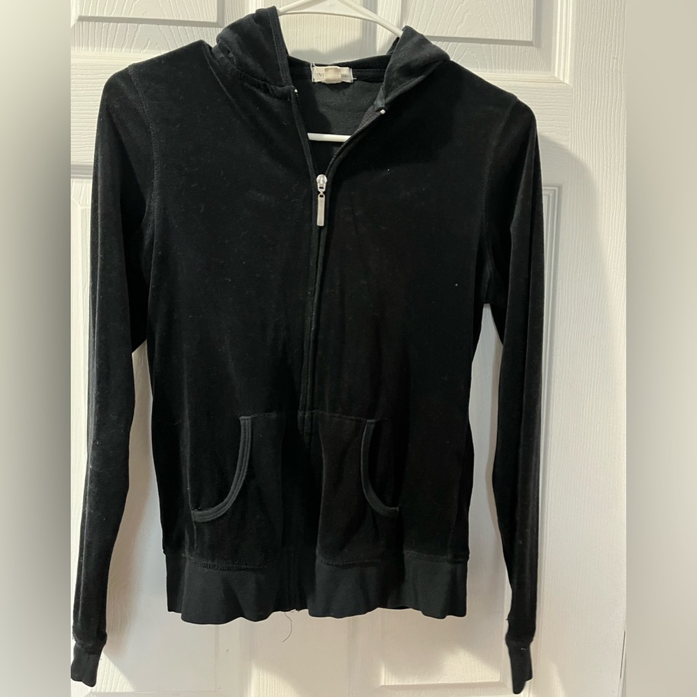 Black zip up jacket